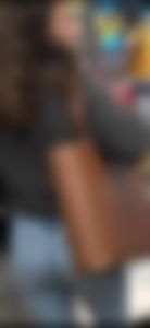 1st Post: Curly Hair Ass in jeans using the computer