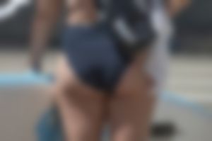 Great ass on bikini bottomed surfer girl