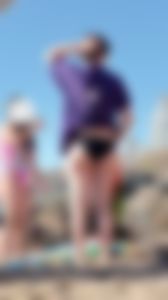 Cutie Emo Teen in the beach
