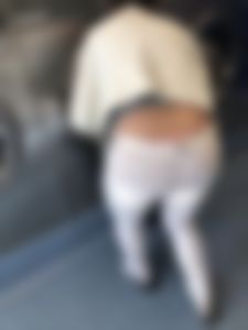 Whale tail at the laundromat