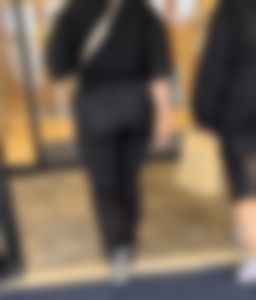Thick in spandex flares going up the stairs🔥 ( OC , GIFs)