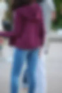 Pink jeans babe with a nice ass and bonus skinny babe in jeans