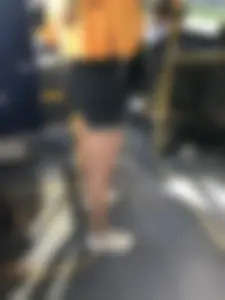 Candid Girl With Perfect Sexy Legs And Booty in Denim Shorts in a Public Bus Creepshots Gallery