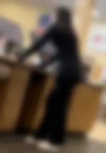 Hot gym receptionist sexy ass in leggings Pt.1