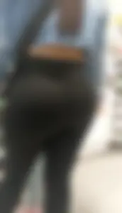 Beautiful and perfect ass in black leggings [OC]