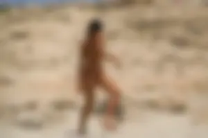 Nude beach and topless girls