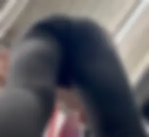 Skinny And Tight College Girl In Blue Leggings Bends Over For Me (Upshots)