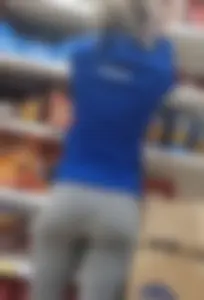 Tight ass in leggings with nice gap and mound