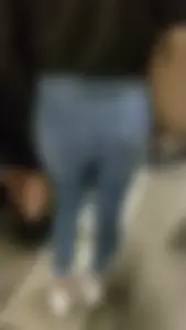 Cute little ass at the train station with a VPL