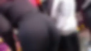 Big Ass Milf in Black Spandex - she has a tattoo?