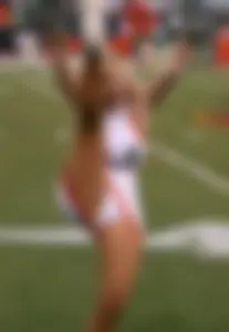 Candid cheerleaders