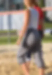 NOT OC. Fit MILF with nice ass & great VPL playing volleyball