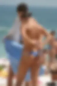 Beach voyeur girls in bikinis, thongs and topless