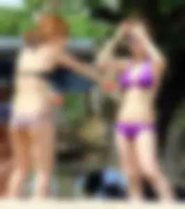 Asian girls in bikinis