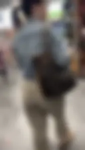 Visible black thong Latina Gilf Booty (OC)