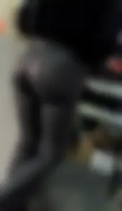 Amazing mexican girl with bubble butt in leather pants