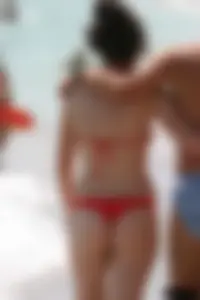 Beach voyeur girls in bikinis, thongs and topless