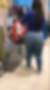 Chubby Booty and Legs in Tight Jeans Store Creepshots
