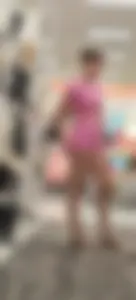 Girl in pink bra less