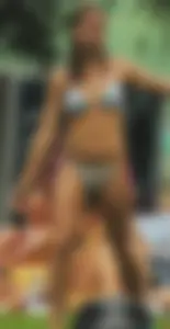 Bunch of sexy girls in bikinis with nice bodies