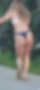 Busted capping sexy white girl in thong bikini