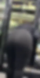 Chic magically reveals VPL with a sweet deep bendover‼️