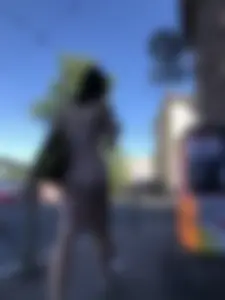 Amazing candid chick wearing a dress, VPL and glimpses of her ass through the fabric