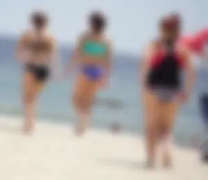 Beach and bikini girls