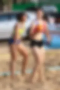 Thai candid volleyball girls