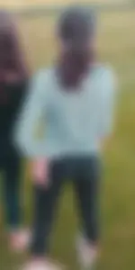 Skinny Candid Teen in Tights Touching Her Booty, Outdoors Creeoshot