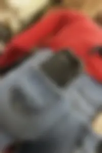 Target worker with a fat ass