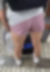 Dirty Blonde in Lululemon Shorts Pt 2