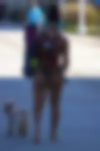 Sexy mix of girls in bikinis at the beach