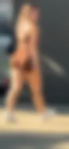 Brunette in Spandex