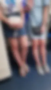 Sexy Legs in Sandals And Sneakers in a Subway Train Creepshots