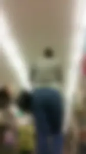 Tight Jeans Supermarket Candid Gallery