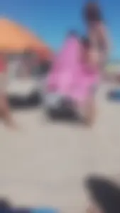 Beach mature milf from all angles