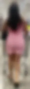 Huge Booty Ebony Milf in all Pink (vpl)