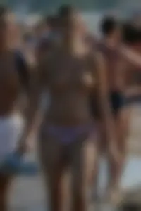 Sexy candid topless and nude beach girls