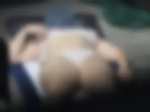 Sexy thick neighbor caught getting some sun in a little bikini showing of her chunky ass