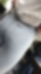 Fat ass in light jeans