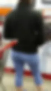 Thick Candid Milf's Ass in Short Tights at the Store Creepshots Gallery