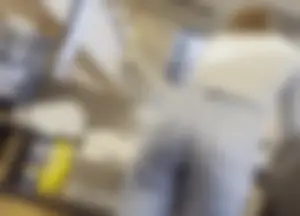 Coworker in tight jeans