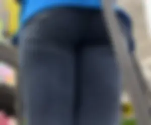 White Walmart Associate Showing Off Ass