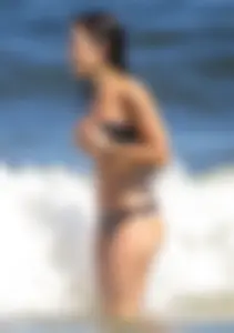 4 sexy ass girls in thong bikinis at the beach