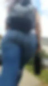 Two girls with nice asses walking in tight jeans