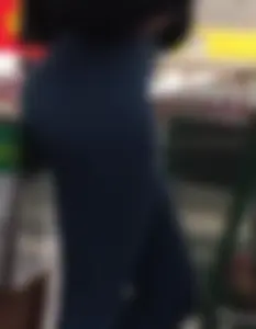 GREAT ass in tight leggings