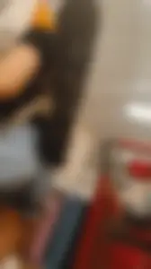 Latina Has A Nice Booty In Jean Shorts, Faceshot