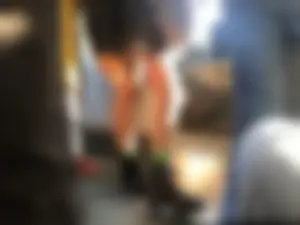 Beautiful Candid Girl With Tattooed (And Slightly Hairy) Legs in Boots and a Dress Public Bus Creepshots Gallery