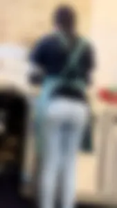 Latina vpl in blue jeans